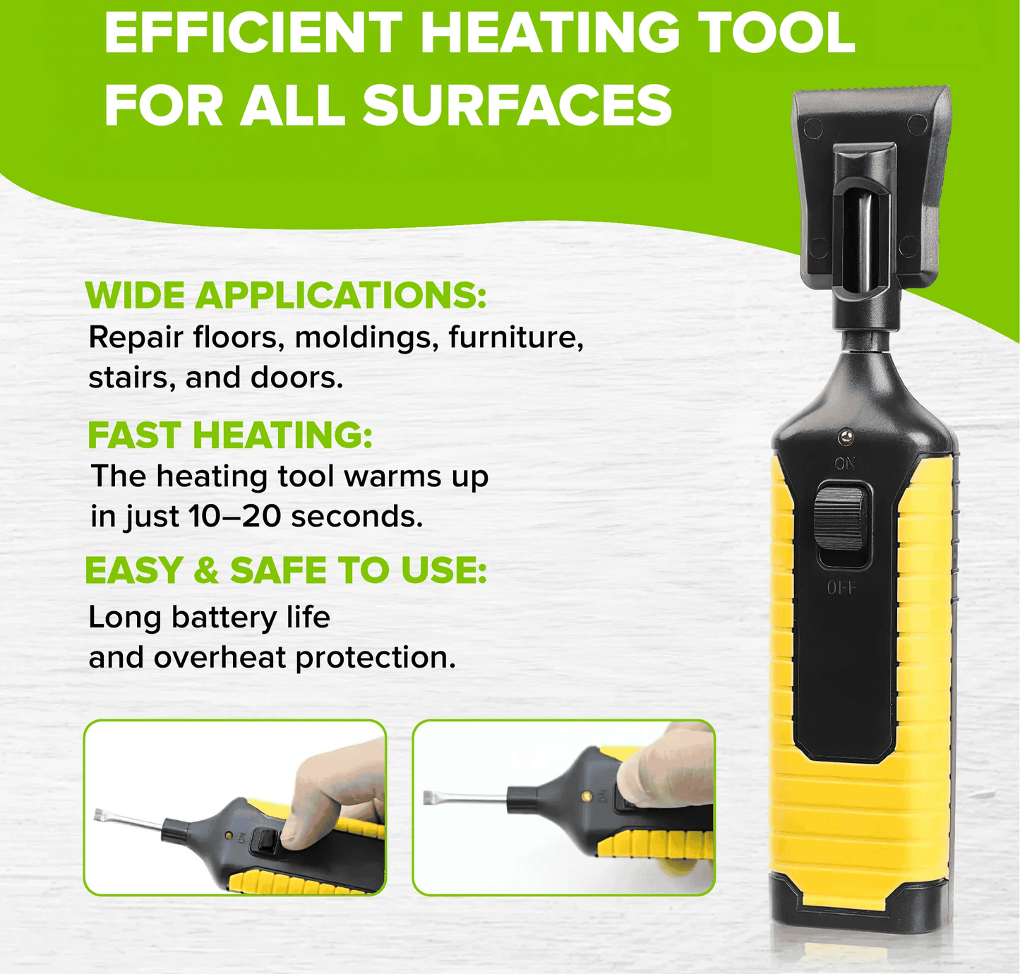 Nordlifes™ Floor Repair Kit – Fix Scratches & Cracks on Wood, Laminate, Tile | Includes Wax & Sandpaper