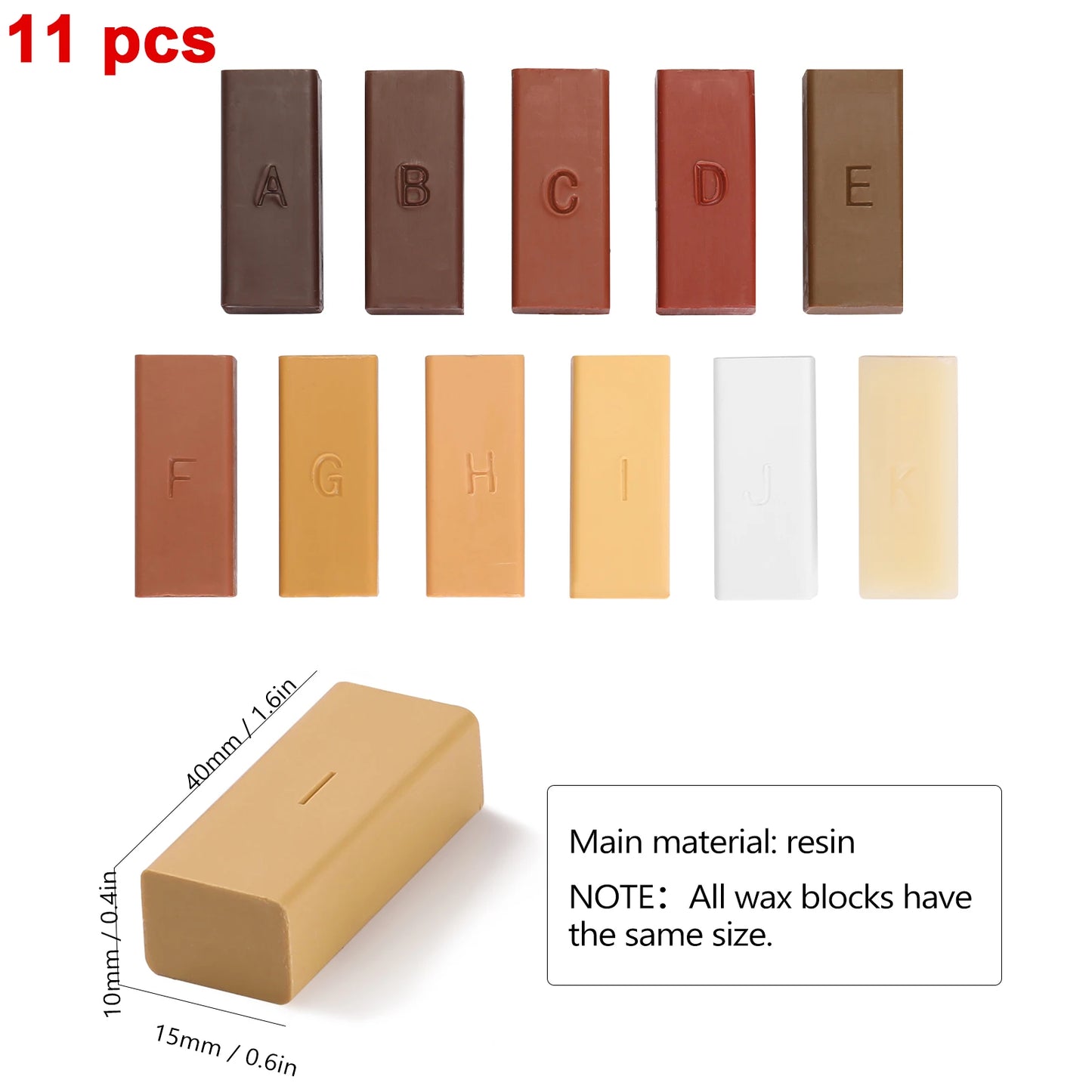 Nordlifes™ Floor Repair Kit – Fix Scratches & Cracks on Wood, Laminate, Tile | Includes Wax & Sandpaper